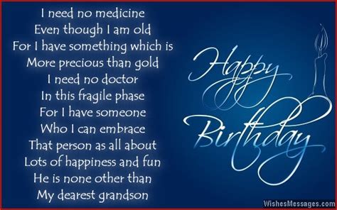 Birthday poems for grandson – WishesMessages.com