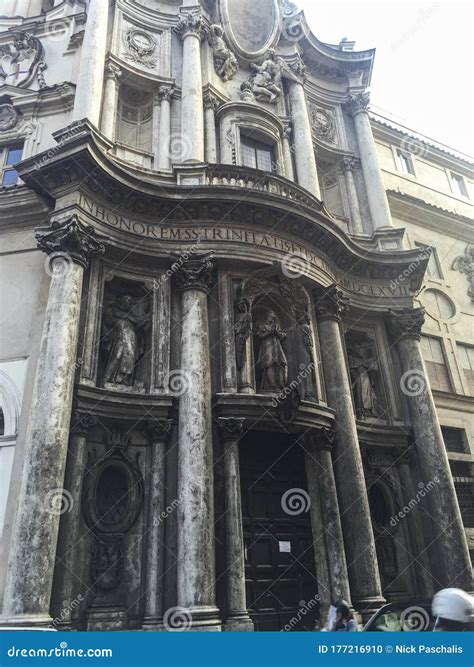 San Carlo Alle Quattro Fontane Church Stock Photography Cartoondealer