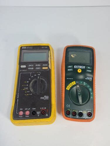 Hp 973a Extech True Rms 430 Multimeter