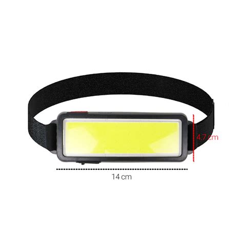 Pocketman Senter Led Kepala Usb Rechargeable Headlamp Cob Lumens