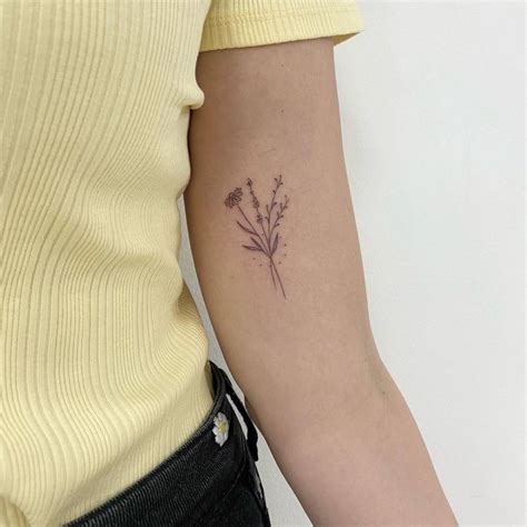 Fine Line Floral Tattoos Melbourne Best Design Idea