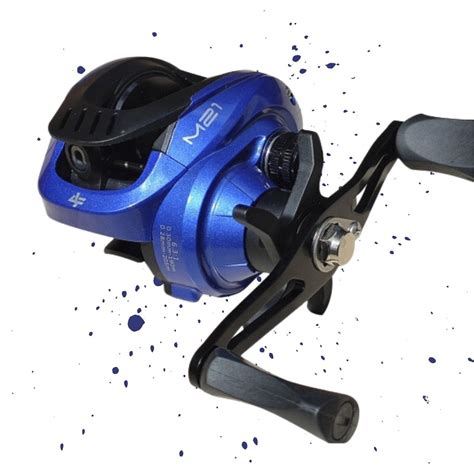 Carretilha Albatroz Fishing M21 6 3 1 Drag 5KG Azul Pesca Adventure