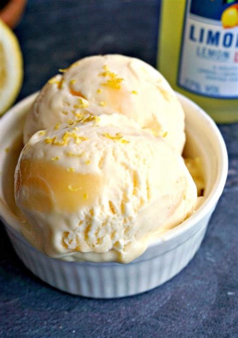 Lemon Curd Ice Cream With Limoncello Lemon Curd Ice Cream Ice Cream