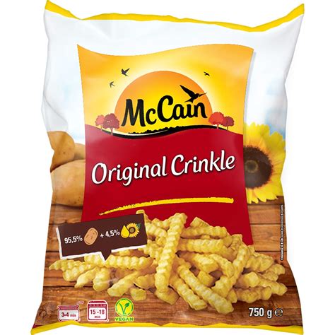 Comprar Original Crinkle Patatas Rizadas Bolsa 750 G MC CAIN