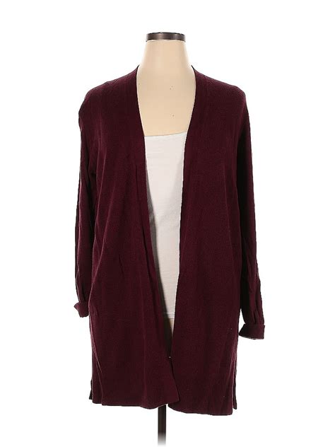 Gap Color Block Solid Maroon Burgundy Cardigan Size Xl 68 Off Thredup