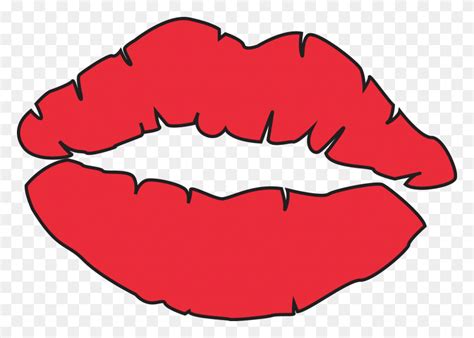 Cartoon Images Kissing Lips Clipart Black And White | Lipstutorial.org