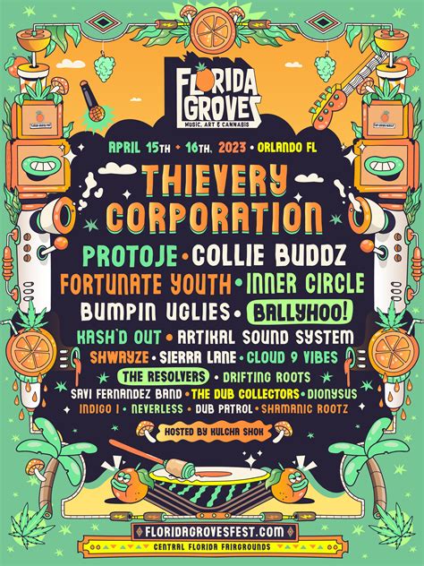 Florida Groves 2023 Has An Amazing Lineup Including Thievery