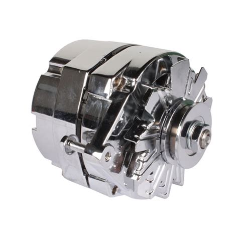 King Chrome Gm One Wire Alternator 65 Amp