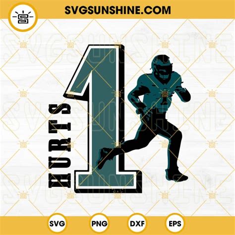 Hurts Svg Jalen Hurts Svg Eagles Svg Philadelphia Eagles Player