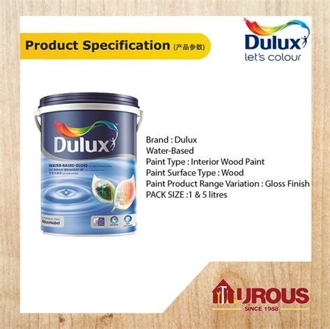 Dulux Water Based Gloss Litre Base A Aurous Hardware Online Store