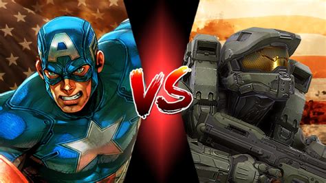 Captain America Vs Master Chief Marvel Vs Halo Who Wins Fandom