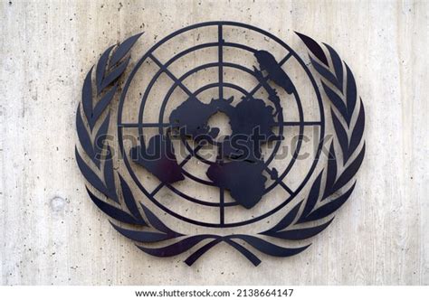 united nations logo black images stock   objects