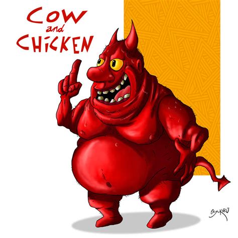 Red Guy (cow and chicken) by fenix-azul on DeviantArt