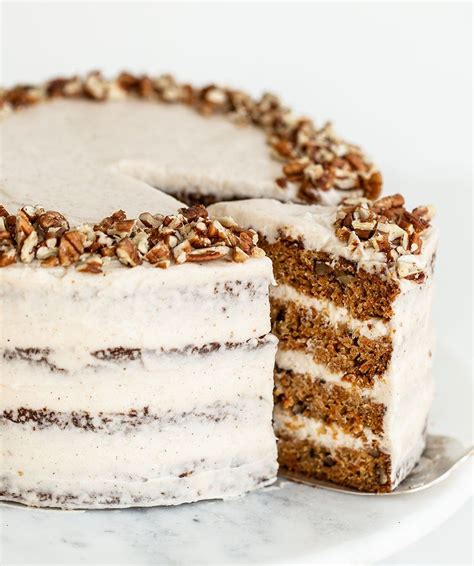 Single Layer Carrot Cake With Browned Butter Cinnamon Cream Cheese