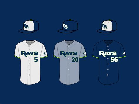 Tampa Bay Rays Refresh Uniforms by Michael Danger on Dribbble