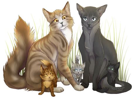 Pixilart - Leafpool and Crowfeather uploaded by Kitty-Warrior