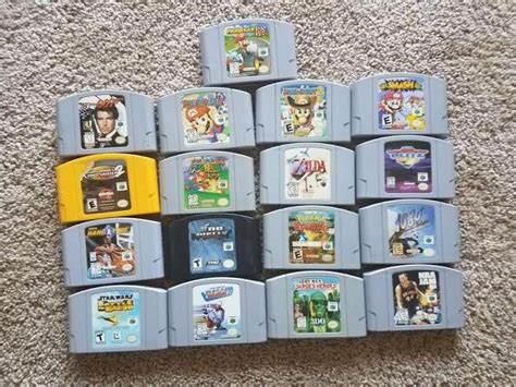 My little collection of N64 games. I went for my desire to play the ...