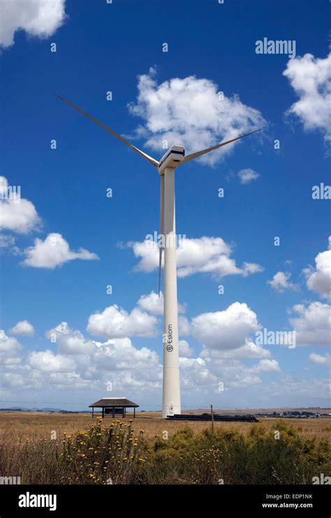 One Of The Wind Turbines At Eskoms Klipheuwel Wind Energy Research Facility In The Western Cape