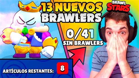 Consigo 13 Nuevos Brawlers Abriendo El Nuevo Brawl Pass En Una Cuenta Desde 0 En Brawl Stars