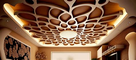 False Ceiling With Wooden Rafters Shelly Lighting