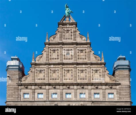 Top Of Nicolaus Copernicus University Building In Torun Poland Stock