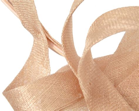 Tall Nude Racing Fascinator By Max Alexander Fascinators Au