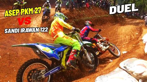 Asep Pkm Vs Sandi Irawan Adu Speed Gila Grasstrack Terbaru Pasir