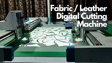 Fabric Digital Cutting Machine Flatbed Convery Table YouTube