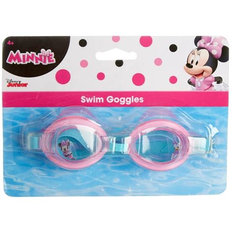 Disney Minnie Mouse Girls Swim Goggles One Size Pinkgreen