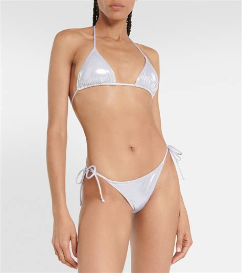 Reina Olga Love Triangle lamé bikini bottoms Reina Olga