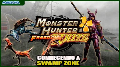 Monster Hunter Freedom Unite Ppsspp Pc Conhecendo A Swamp Zone Youtube