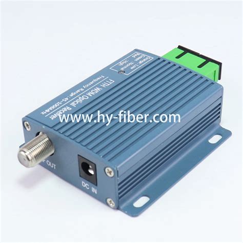 Catv Gepon Mini Ftth Receiver Fiber Optical Wdm Node Rf Converter