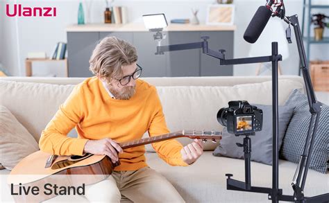 Amazon Live Broadcast Boom Arm Ulanzi Flexible Desk Mount Camera