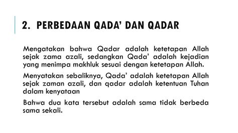 Qada Dan Qadar Meteor