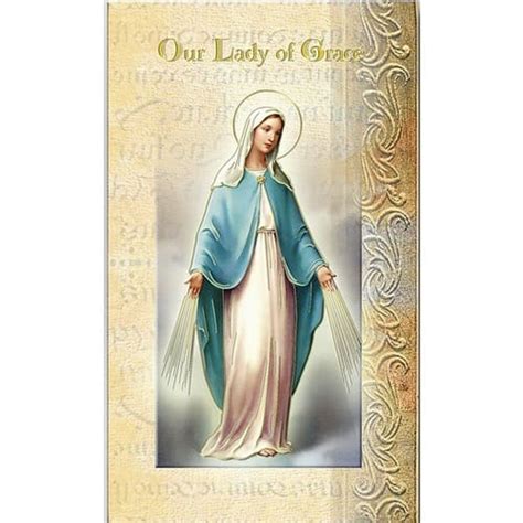 Our Lady of Grace - Folded Prayer Card | The Catholic Company