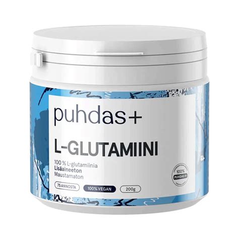 100% L-glutamine, 200g – Nordic Immunity Supplements