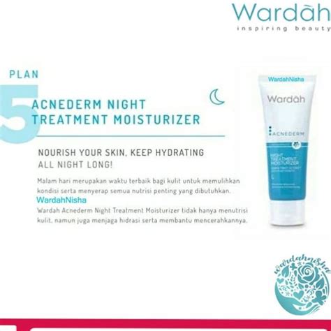 Wardah Acnederm Night Treatment Moisturizer Ml Lazada Indonesia