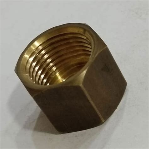 Hexagonal Brass Hex Nut For Hardware Fitting Size 10 Mm L At Rs 45