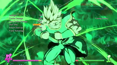 DBFZ Broly DBS Midscreen 2H Starter TOD YouTube