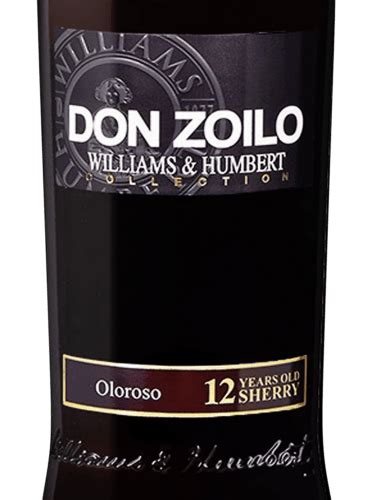 N V Williams Humbert Don Zoilo Oloroso 12 Years Old Sherry Vivino US