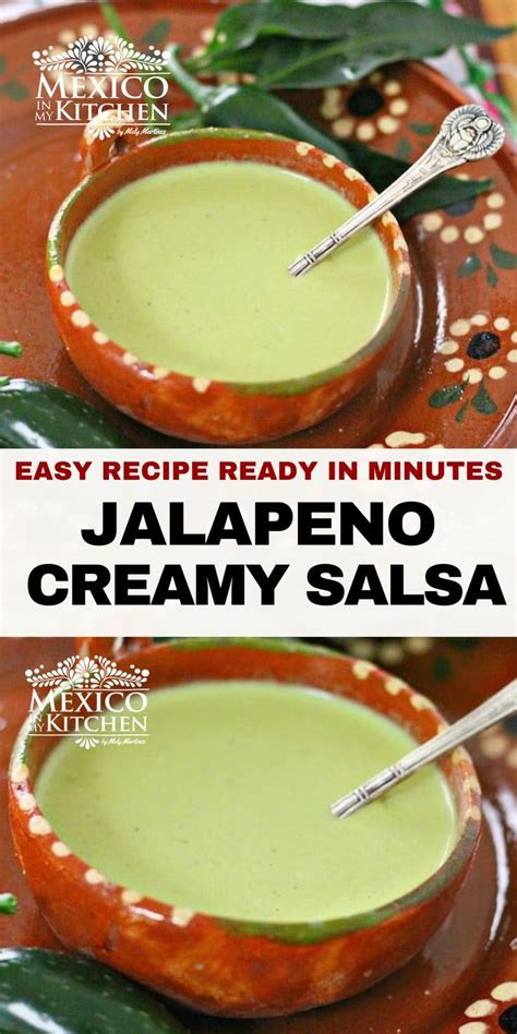 How To Make Creamy Jalape O Salsa Recipe Quick And Easy Recipe