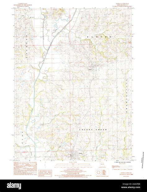 Linneus missouri map Cut Out Stock Images & Pictures - Alamy