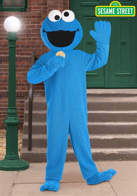 Adult Sesame Street Cookie Monster Mascot Costume Officially Licensed