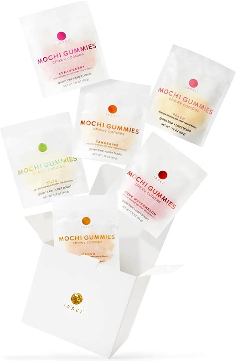 Amazon.com : ISSEI Mochi Gummies Chewy Candy | Soft & Chewy | Award