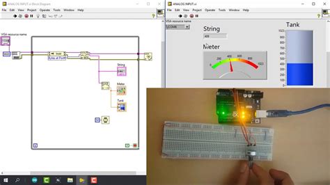 Comunicaci N Arduino Y Labview Entrada Analogica Youtube