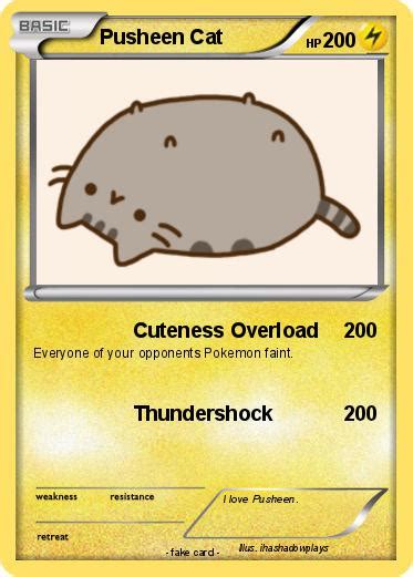 Pokémon Pusheen Cat 8 8 Cuteness Overload My Pokemon Card