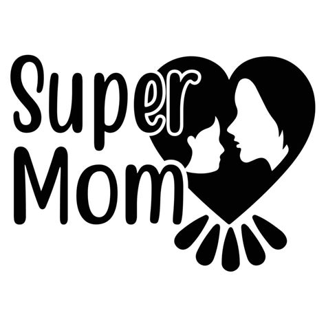 súper mamá svg de la madre día svg mejor mamá svg mano dibujado