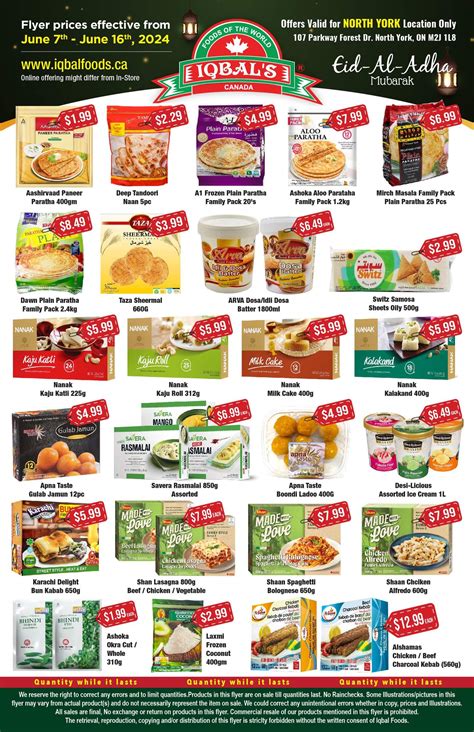 Iqbal Foods North York Flyer June 7 To 16