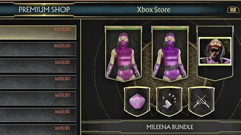 MK11 Premium Shop Special MK2 Mileena Klassic Skins Gear Etc 23rd