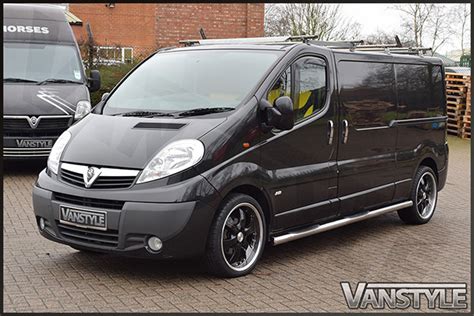 76mm Stainless Steel Side Bars 3xSteps Vivaro Trafic Primastar Vanstyle